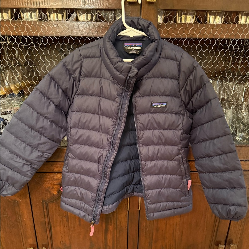 Patagonia Kids Navy Down Sweater 7/8